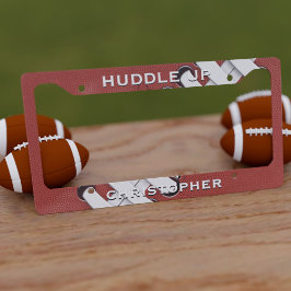 Football Tailgate Personalized License Plate Frame
