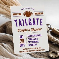 Football Tailgating Couples' Bridal Shower Invitat