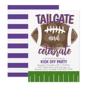 Football Tailgating Invite