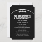 Football Tailgating Party - black gold