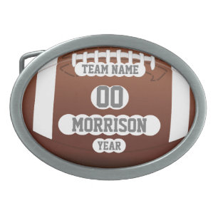 Football Team Belt Buckle