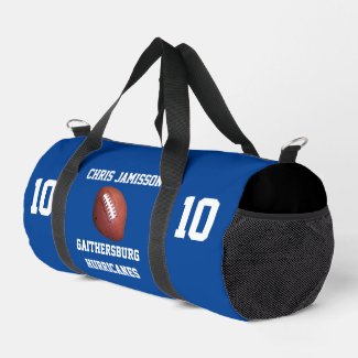 Football Team, Coach or Player Blue Personalized