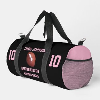 Football Team Coach Player Black Pink Personalize