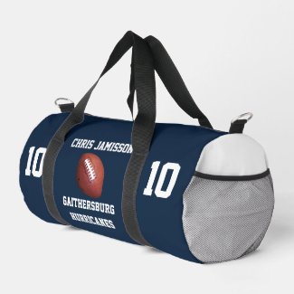 Football Team, Coach Player Navy Blue Personalized