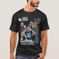 Football Team Custom Photo Senior Night Blue