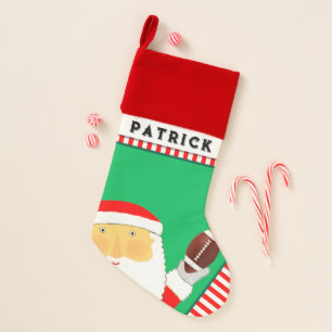 Football Team Holiday Gift Christmas Stocking