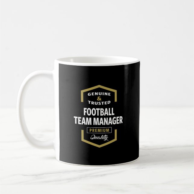 Football Team Manager Logo Gift Ideas   Coffee Mug (Left)