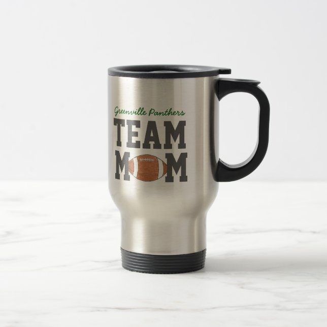 Football Team Mom Gift Mug (Right)