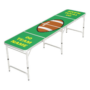 Football Team Name Regulation Size Pong Table