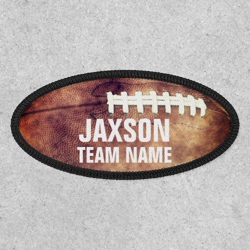 Football Team  Player Name Patch
