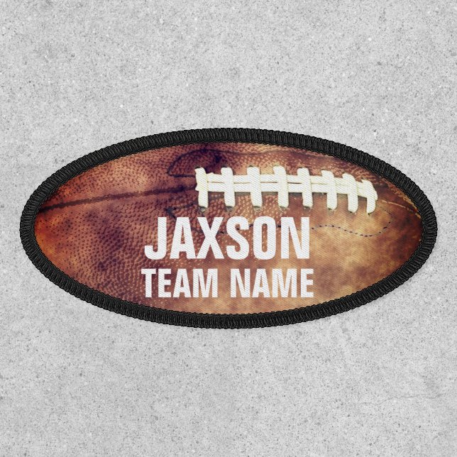 Football Team | Player Name Patch (Front)