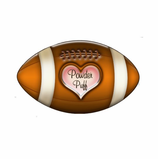 Football Team Powder Puff Ornament