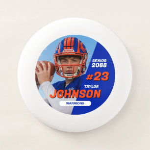 Football Team Senior Night Custom Color Sports Wham-O Frisbee