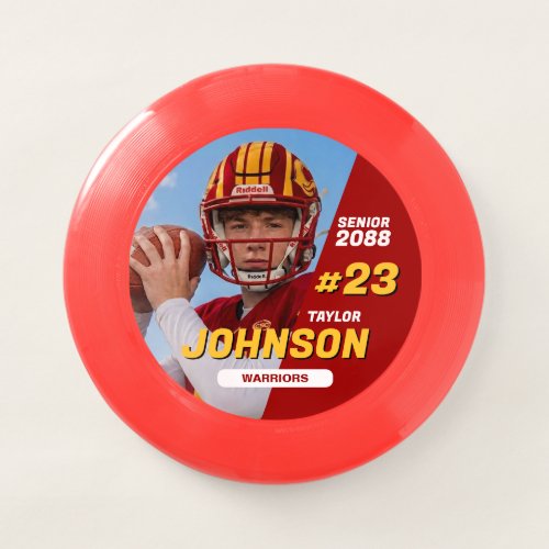 Football Team Senior Night Custom Color Sports Wham-O Frisbee