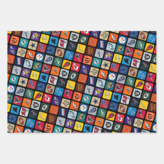 Football Teams Wrapping Paper