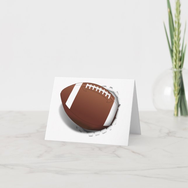 Football Tearing Out Card (Front)