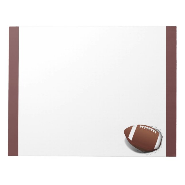 Football Tearing Out Notepad (Front)