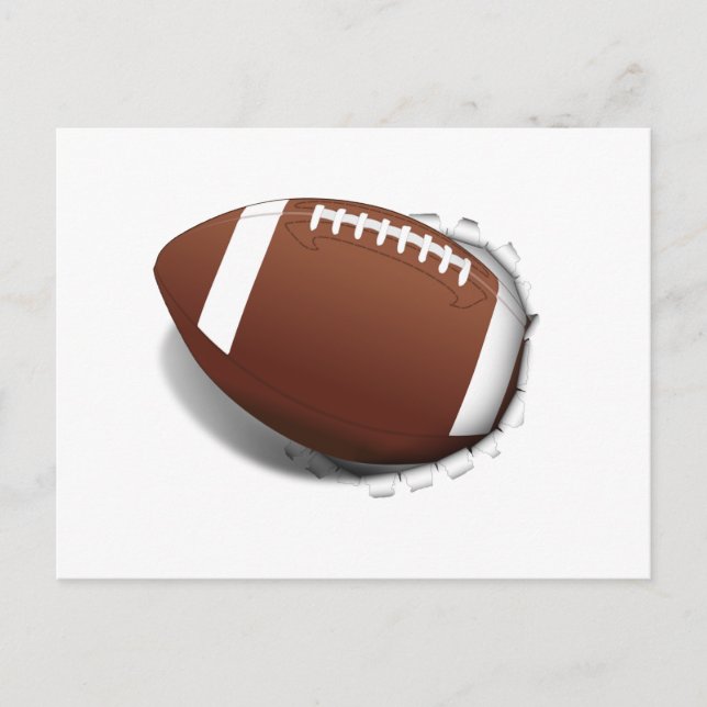 Football Tearing Out Postcard (Front)