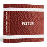 Football Texture Personalized 3 Ring Binder Football Texture Personalized 3 Ring Binder