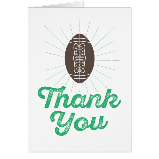 Football Thank You Cards (Front)