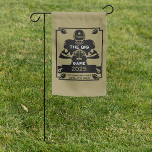 Football The Big Game TV Watch Party Garden Flag