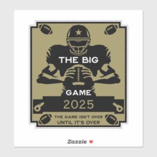Football The Big Game TV Watch Party Sticker