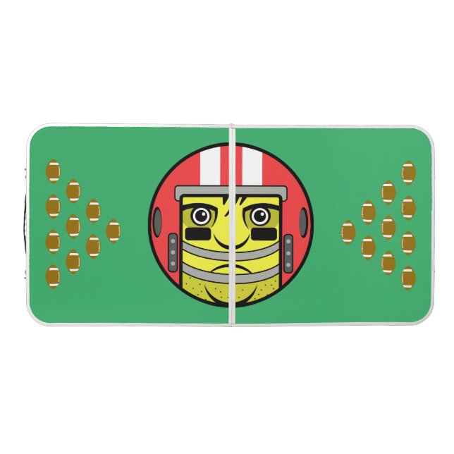 Football Theme Beer Pong Table (Top)
