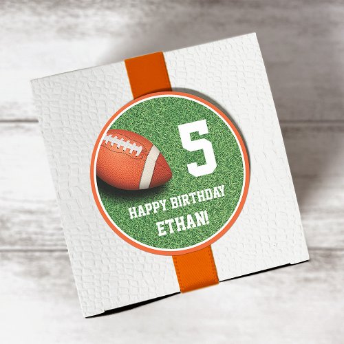 Football theme Birthday Sticker