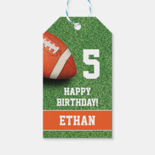 Football Theme Favor Thank you Tag (set of 10)