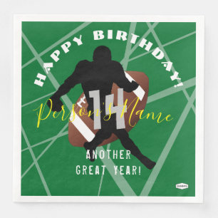 FOOTBALL Theme Paper Napkins HAMbyWG
