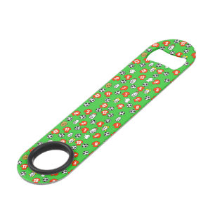 Football Theme with Red Shirts Speed Bottle Opener