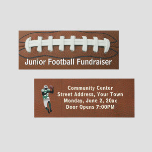 Football Themed Event Ticket