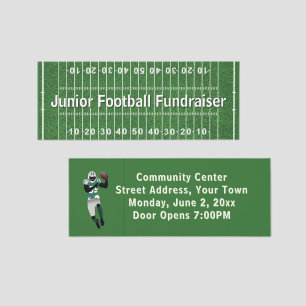 Football Themed Event Ticket