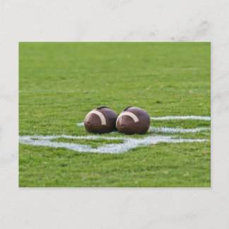 football themes postcard