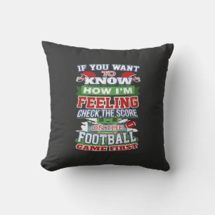 Football Throw Pillow