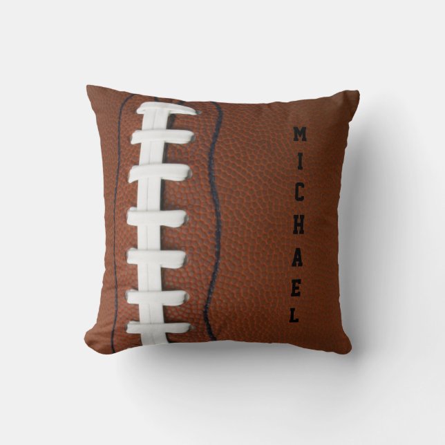 Football Throw Pillow (Front)