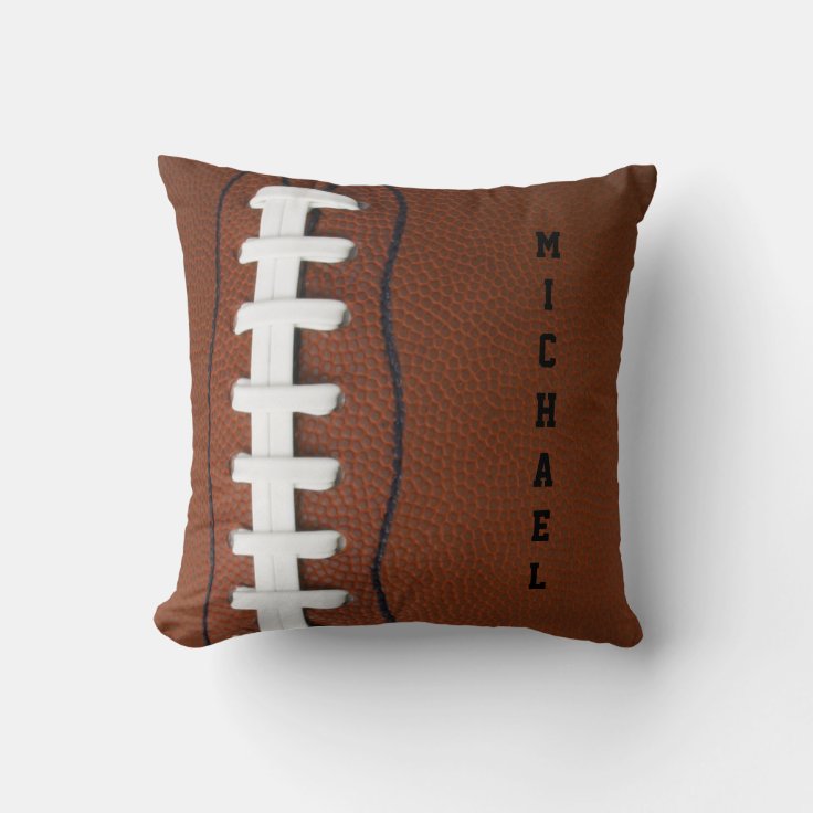 Football Throw Pillow Zazzle