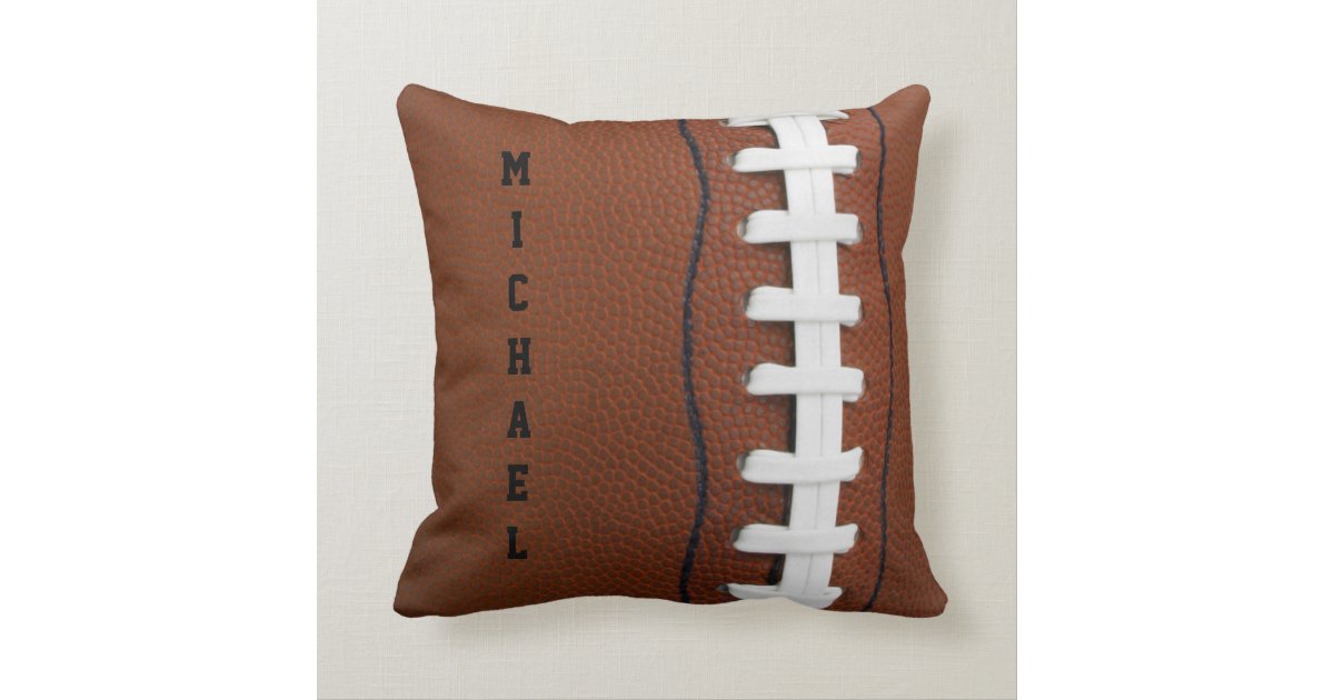 Football Throw Pillow
