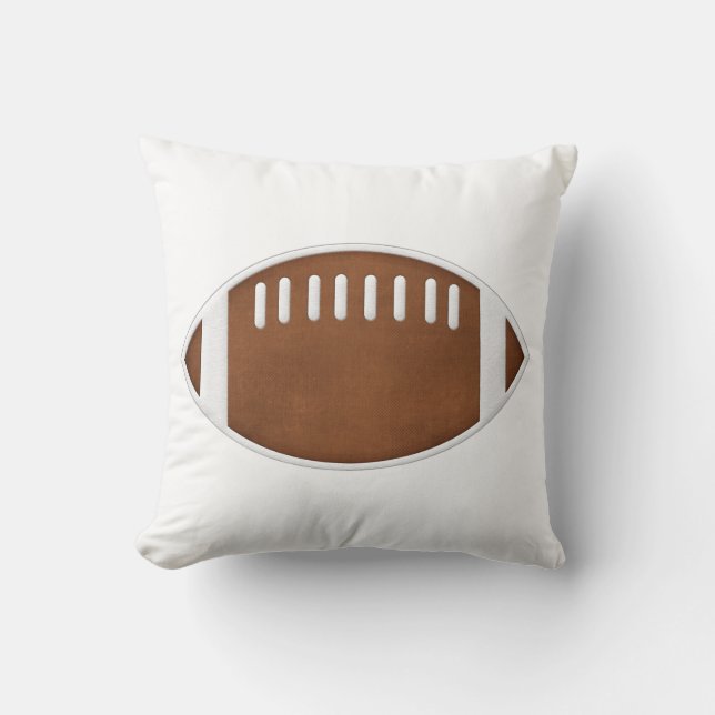 Football Throw Pillow (Front)
