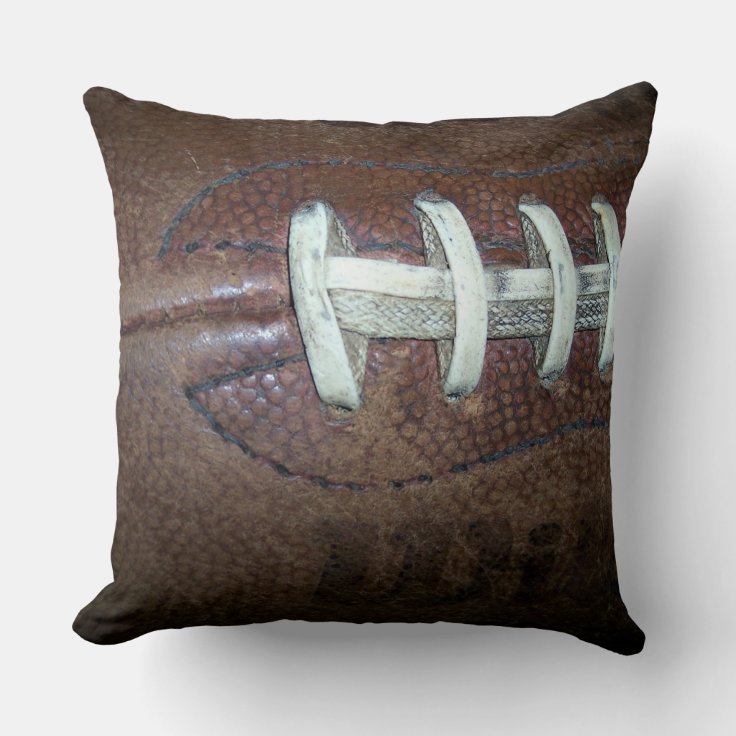 Football Throw Pillow Zazzle