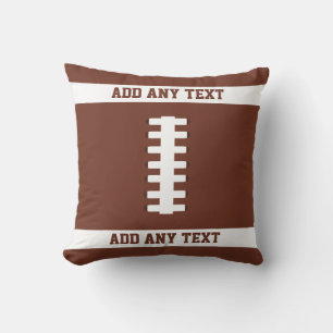Football Throw Pillow