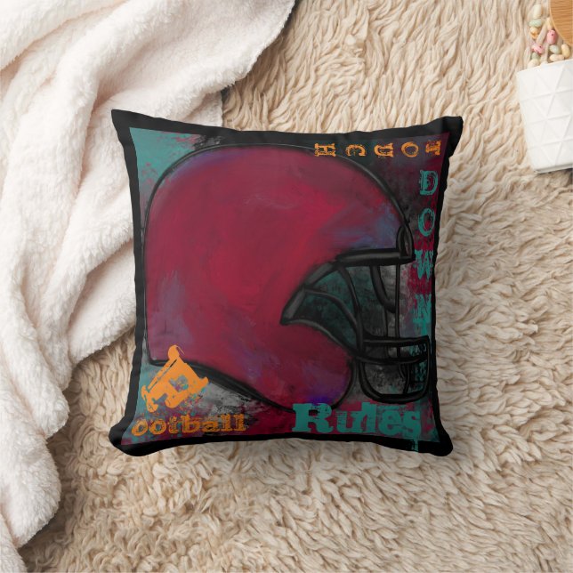 FOOTBALL THROW PILLOW (Blanket)