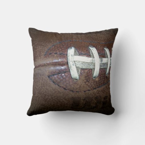 Football Throw Pillow Zazzle