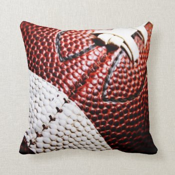 Football Throw Pillow by KeyholeDesign at Zazzle