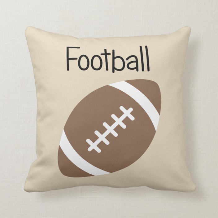 Football Throw Pillow