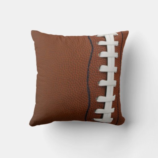 Football Throw Pillow Zazzle