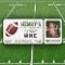 Football Ticket First Year Down 1st Birthday Photo