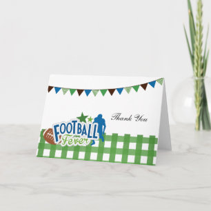 Football Time Thank You Card