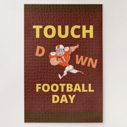 football touch down day puzzle