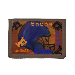 FOOTBALL TRI-FOLD WALLET